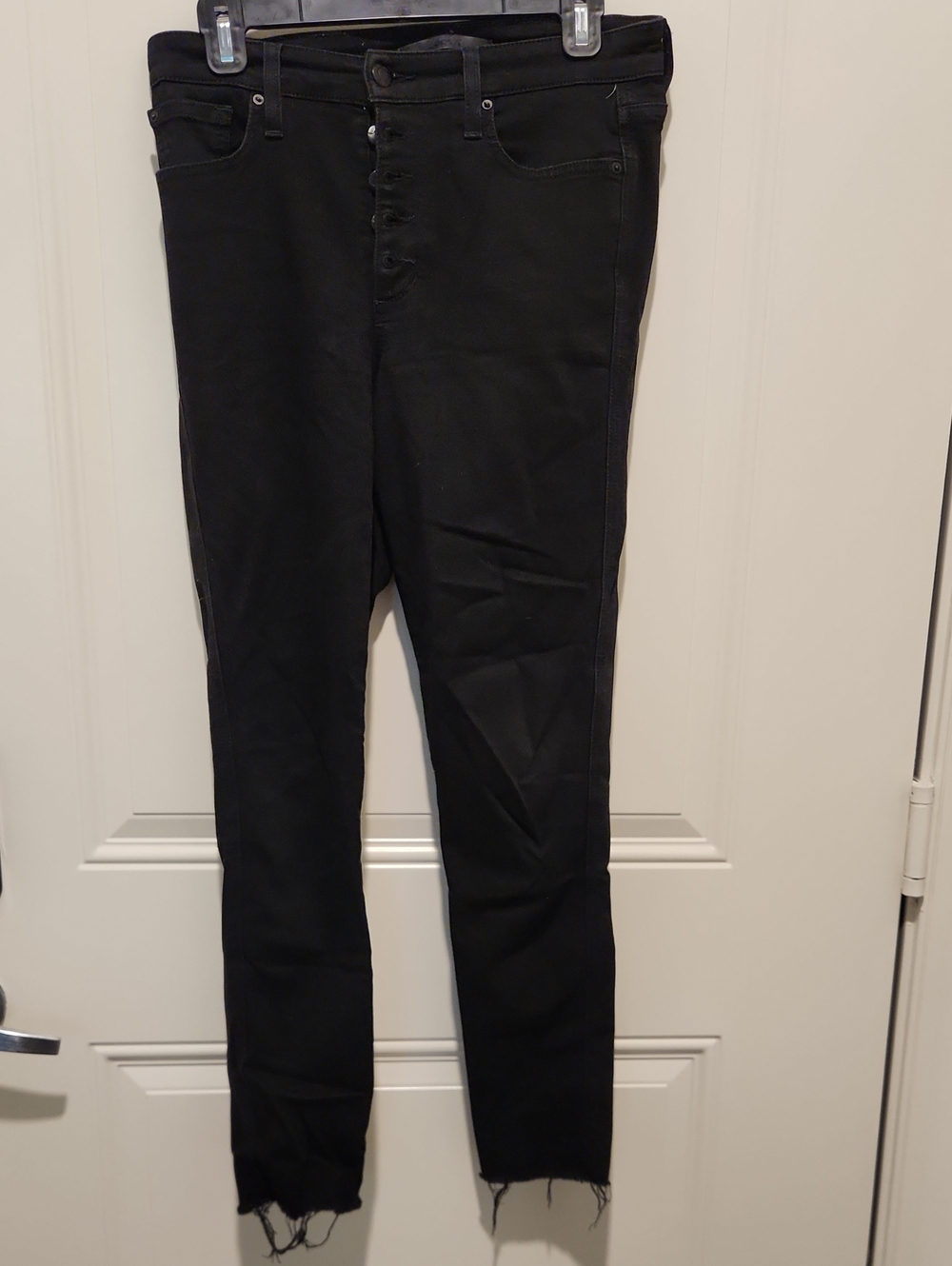 Joe's Jeans "The Charlie" High Rise Skinny Ankle Black Size 28